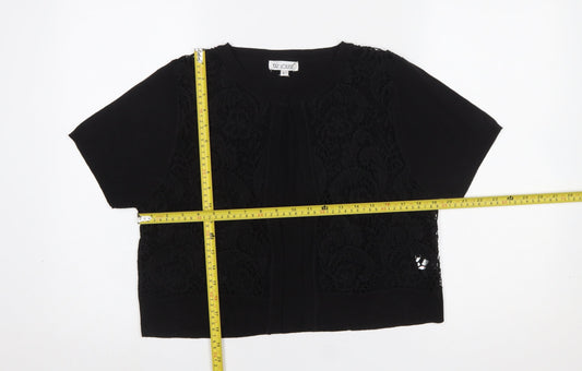 Womens UK Size L Fay Louise Black Cardigan Jumper