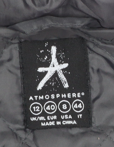 Womens UK Size 12 Atmosphere Grey Parka Coat