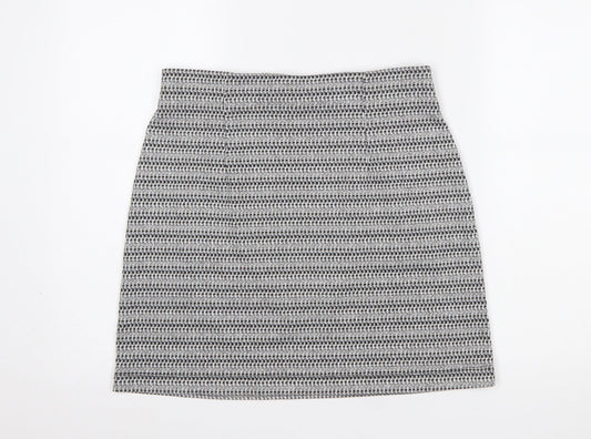 Womens UK Size 12 F&F Straight & Pencil Tweed Skirt