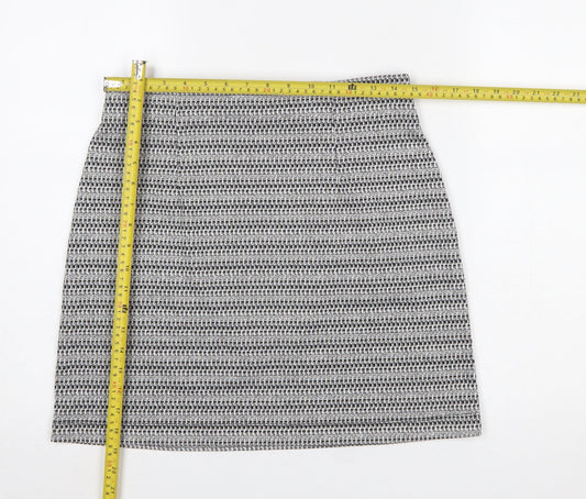 Womens UK Size 12 F&F Straight & Pencil Tweed Skirt