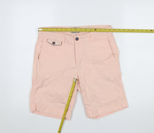 Mens UK Size L Dario Beltran Regular Fit Chino Shorts