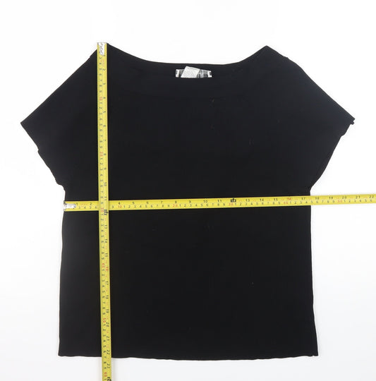 Womens UK Size XL NINE & COMPANY Black Pullover Jumper