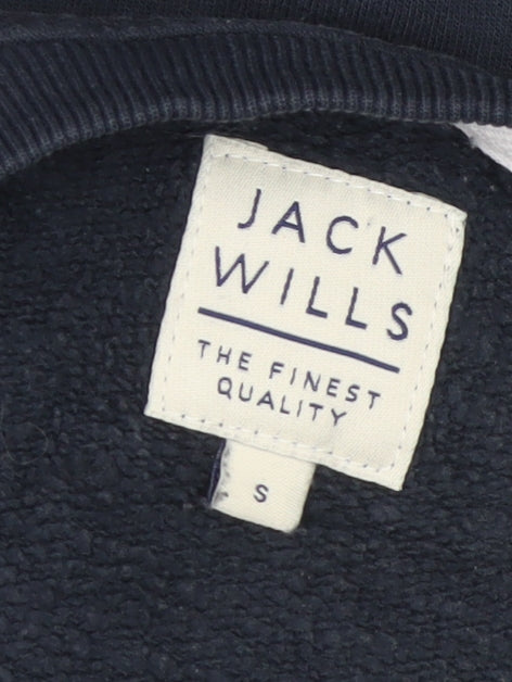 Womens UK Size S Jack Wills Blue Pullover Sweatshirt