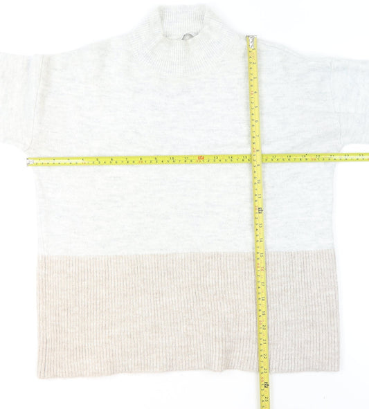 Womens UK Size 10 V by Very Beige Pullover Jumper