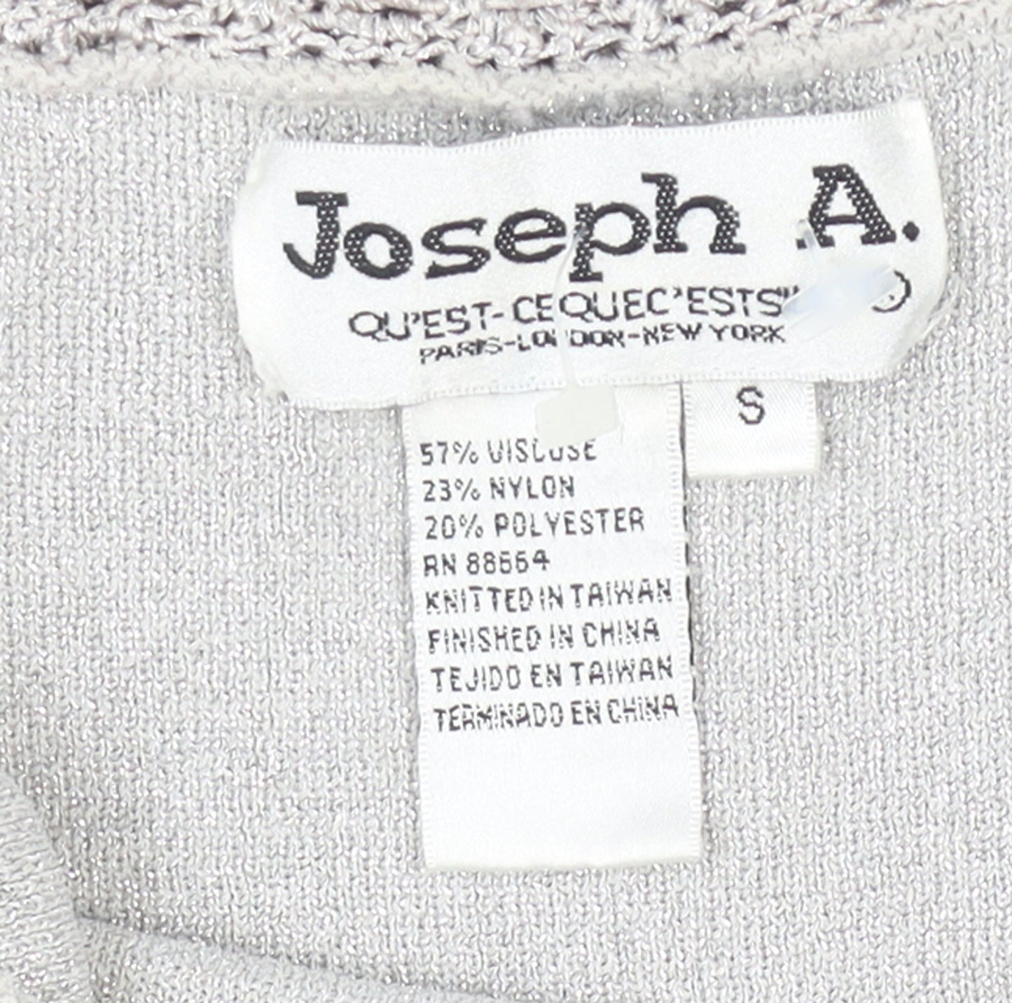 Womens UK Size S Joseph A. Silver Camisole Blouse