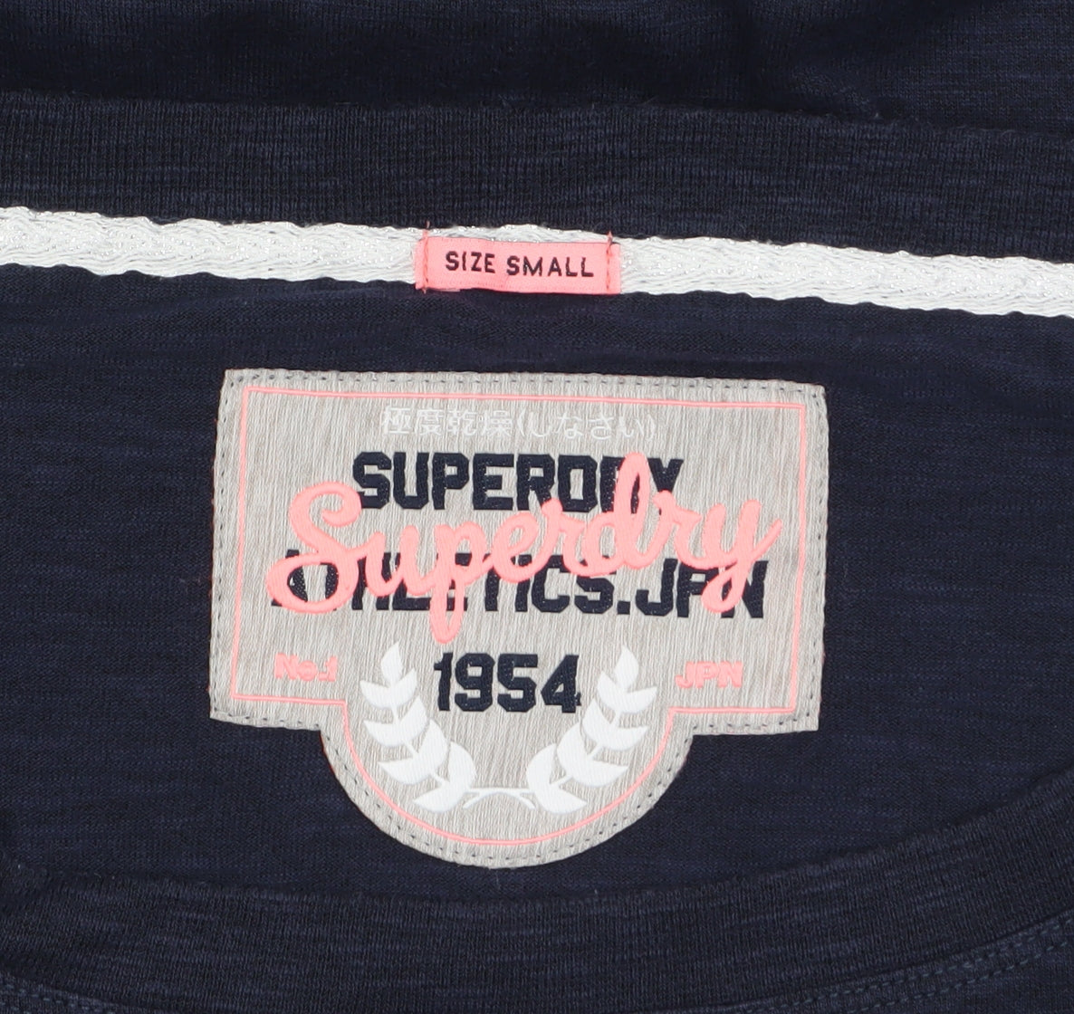 Womens UK Size S Superdry Blue Pullover Sweatshirt