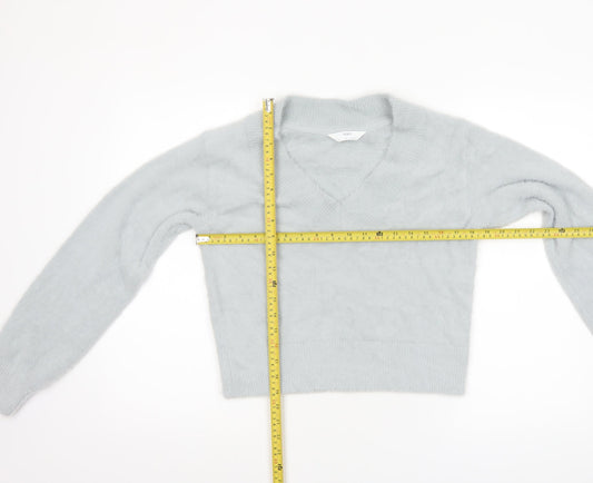 Womens UK Size XS Marks and Spencer Grey Pullover Jumper