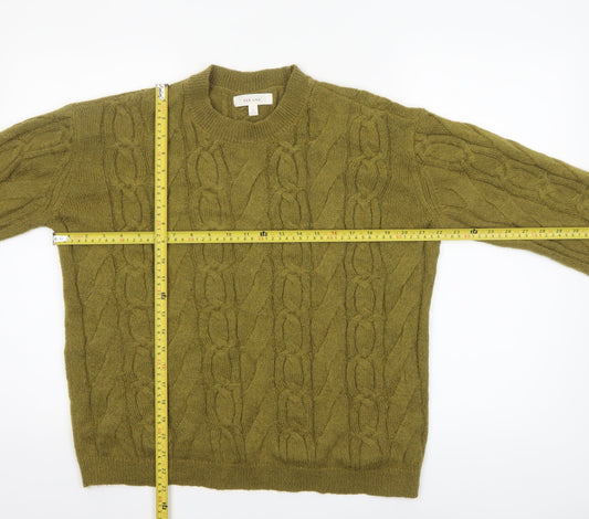 Womens UK Size S Marks and Spencer Green Pullover Jumper