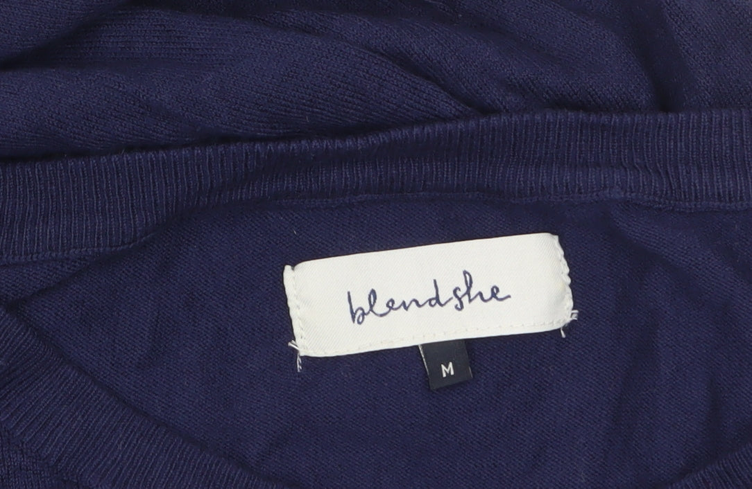 Womens UK Size M blendshe Blue Pullover Jumper