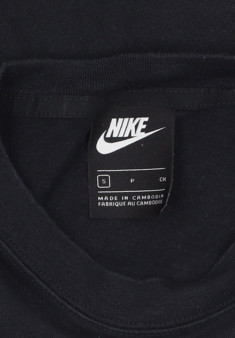 Womens UK Size S Nike Black Basic T-Shirt