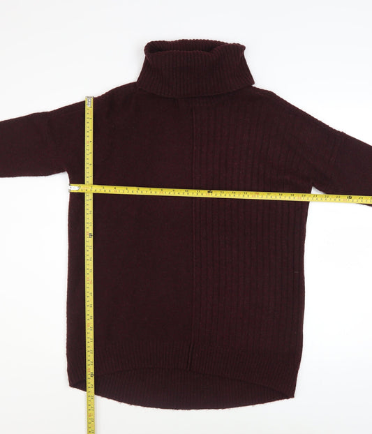 Womens UK Size 6 Miss Selfridge Brown Pullover Jumper