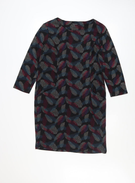Additional front view of Roman Women Multicoloured, size 10, Shift Knee Length Dress