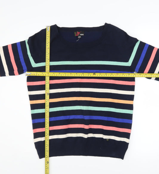 Womens UK Size 16 Yumi Multicoloured Pullover Jumper