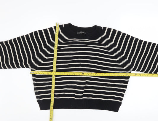 Womens UK Size L French Connection Black Pullover Jumper