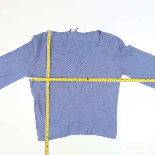 Womens UK Size 14 Great Plains Blue Pullover Jumper