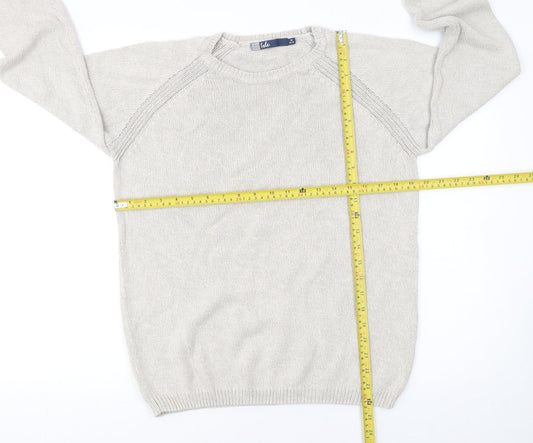 Womens UK Size 14 Isle Beige Pullover Jumper