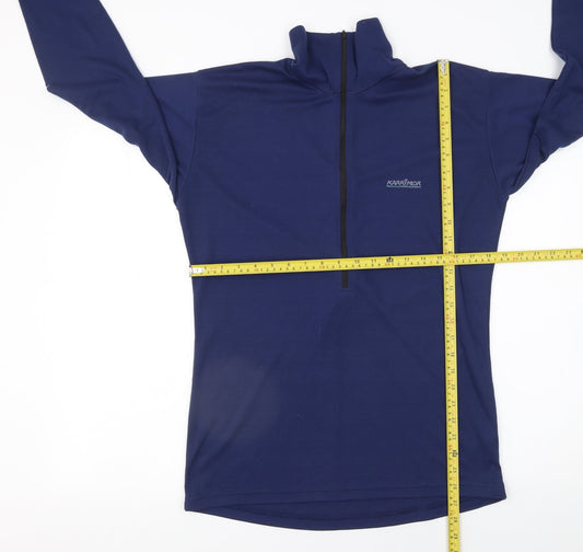 Mens UK Size L Karrimor Blue Henley Sweatshirt