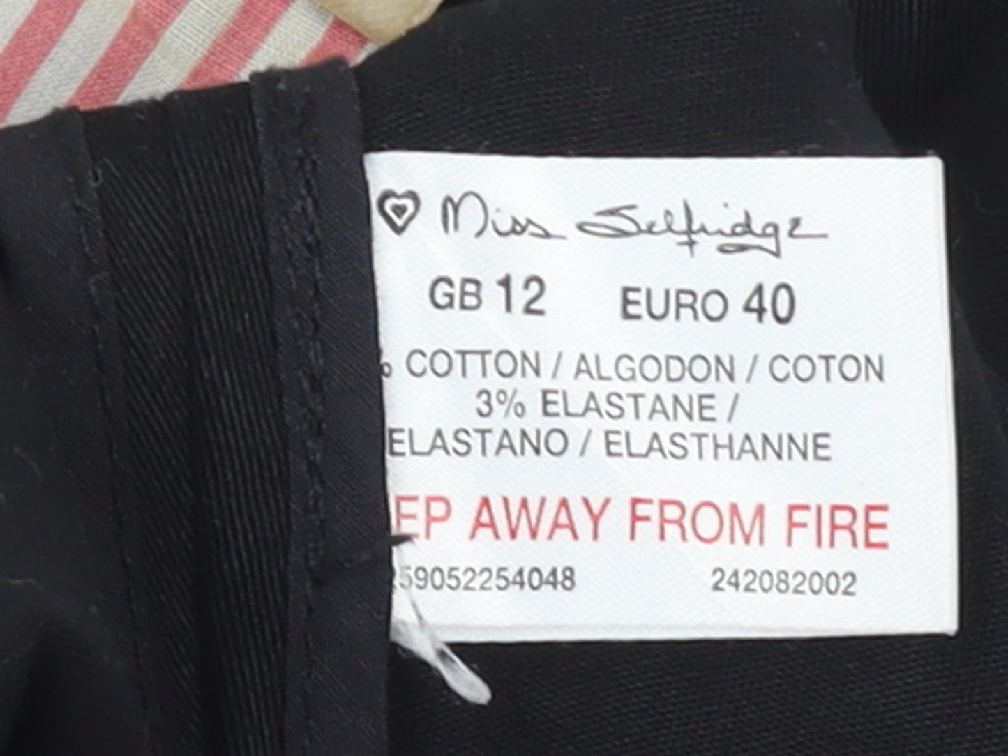 Womens UK Size 12 Miss Selfridge Regular Black Suit Jacket