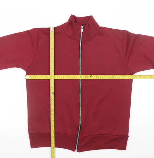 Womens UK Size M Boohoo Red Basic Jacket