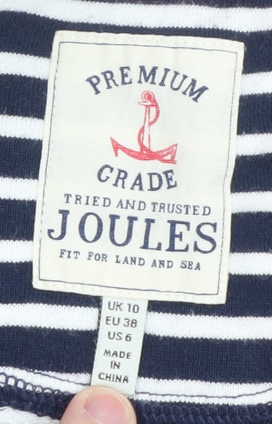 Womens UK Size 10 Joules Blue Pullover Sweatshirt