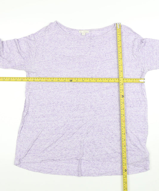 Womens UK Size S Gap Purple Basic T-Shirt