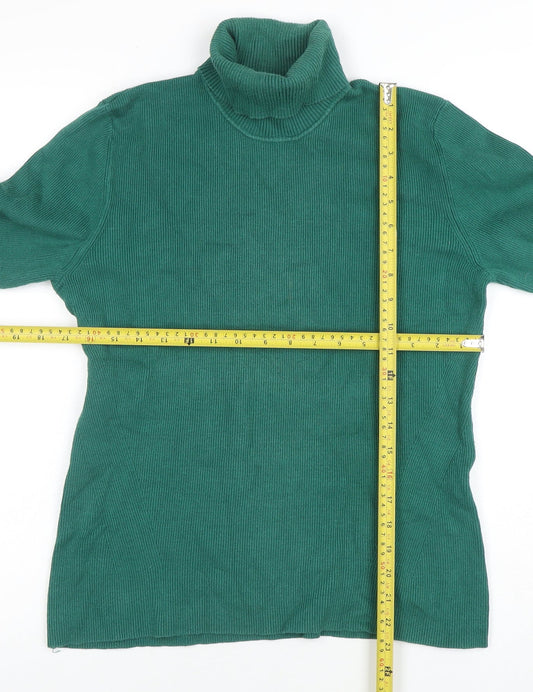 Womens UK Size L Oasis Green Pullover Jumper