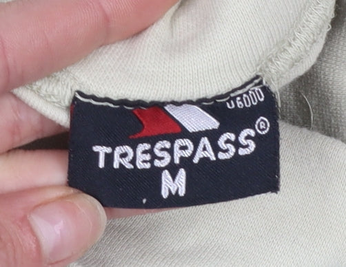 Mens UK Size M Trespass Beige T-Shirt
