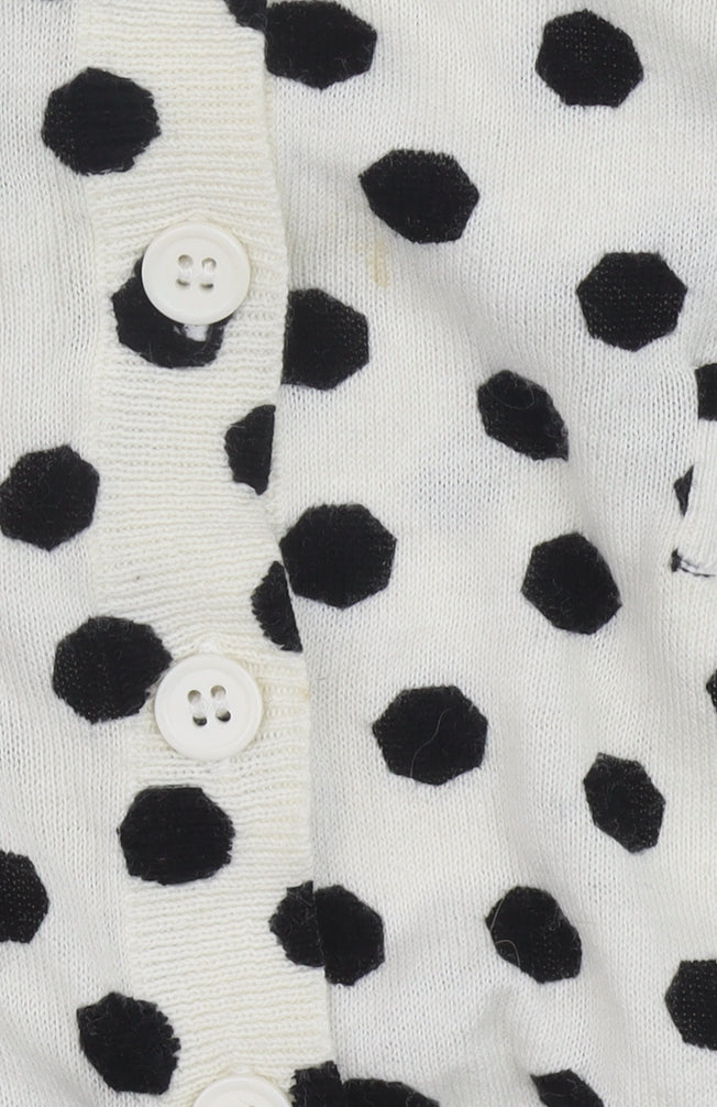 Womens UK Size S Oasis Ivory Cardigan Jumper