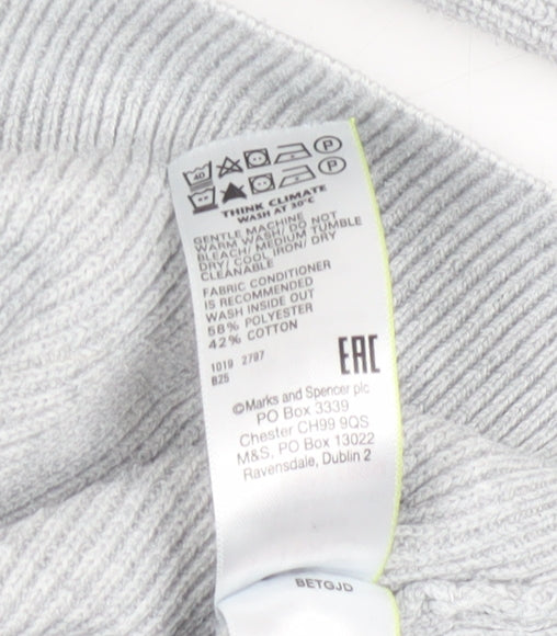 Mens UK Size XL Marks and Spencer Grey Pullover Jumper