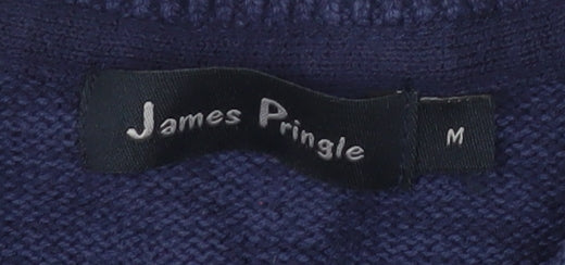 Mens UK Size M James Pringle Blue Pullover Jumper