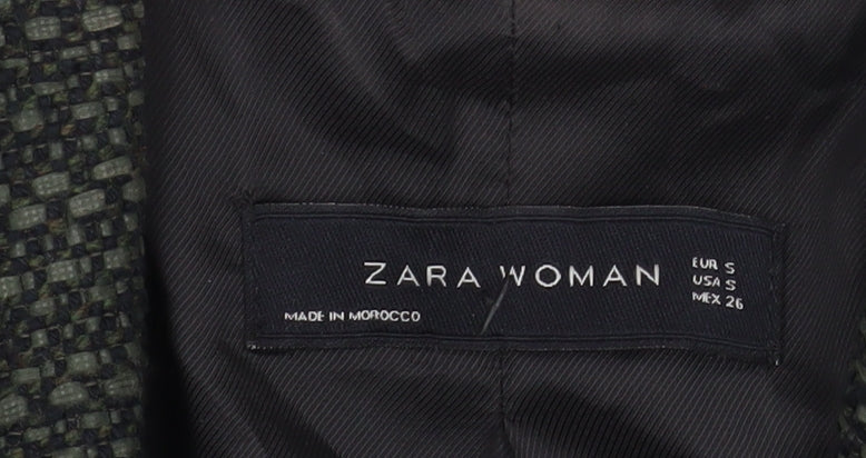 Womens UK Size S Zara Regular Black Blazer