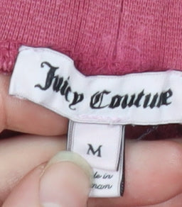 Womens UK Size M Juicy Couture Regular Fit Jogger Pink Trousers