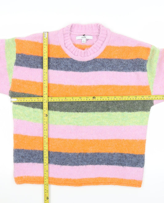 Womens UK Size S NEXT Multicoloured Pullover Jumper