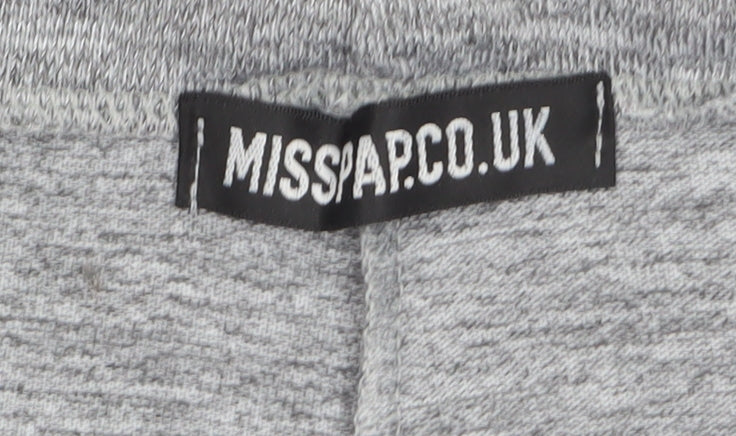 Womens UK Size M Misspap Regular Fit Jogger Grey Trousers