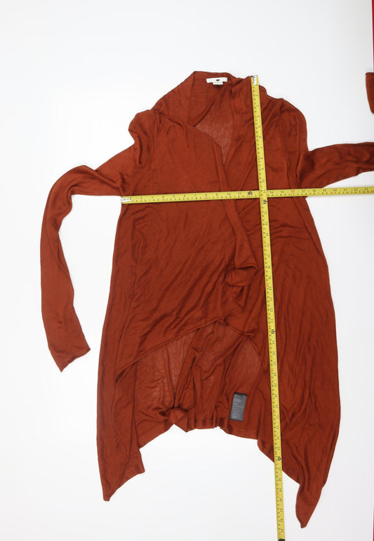 Womens UK Size 8 H&M Brown Cardigan Jumper