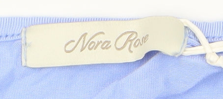 Womens UK Size 24 Nora Rose Blue Tunic Blouse