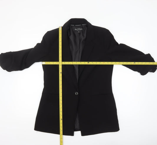 Womens UK Size 10 Miss Selfridge Regular Black Blazer