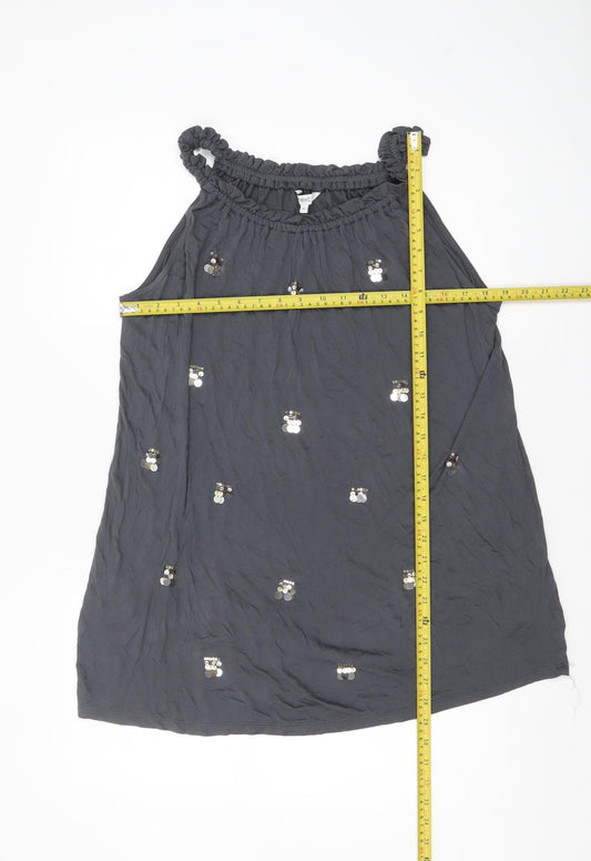 Womens UK Size 10 NEXT Grey Camisole Tank