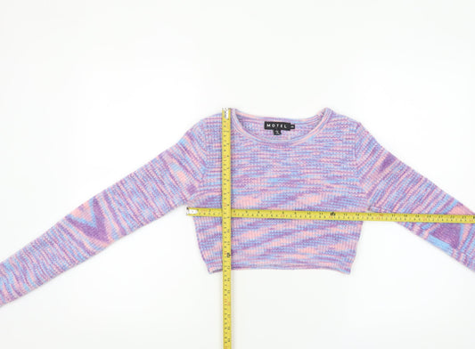 Womens UK Size XS Motel Multicoloured Pullover Jumper