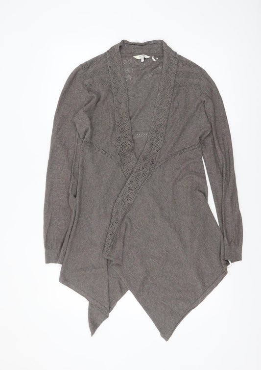 Womens UK Size 12 FatFace Brown Cardigan Jumper