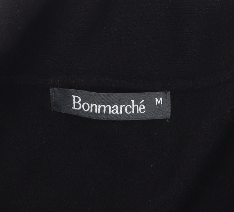 Womens UK Size M Bonmarché Black Cardigan Jumper