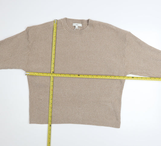 Womens UK Size L Marks and Spencer Beige Pullover Jumper
