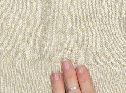 Womens UK Size M H&M Beige Pullover Jumper