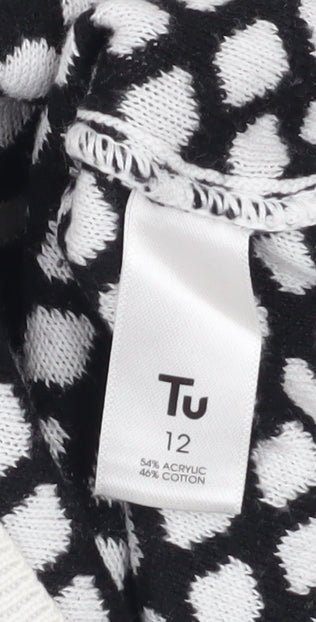 Womens UK Size 12 TU Black Pullover Jumper