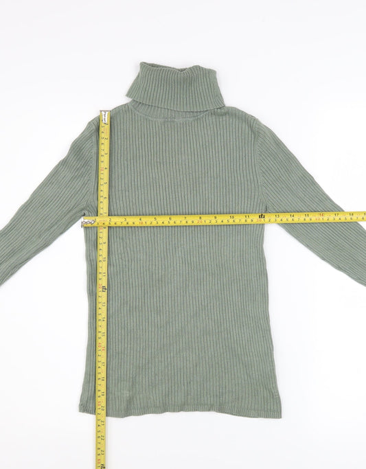 Womens UK Size 10 New Look Green Pullover Jumper