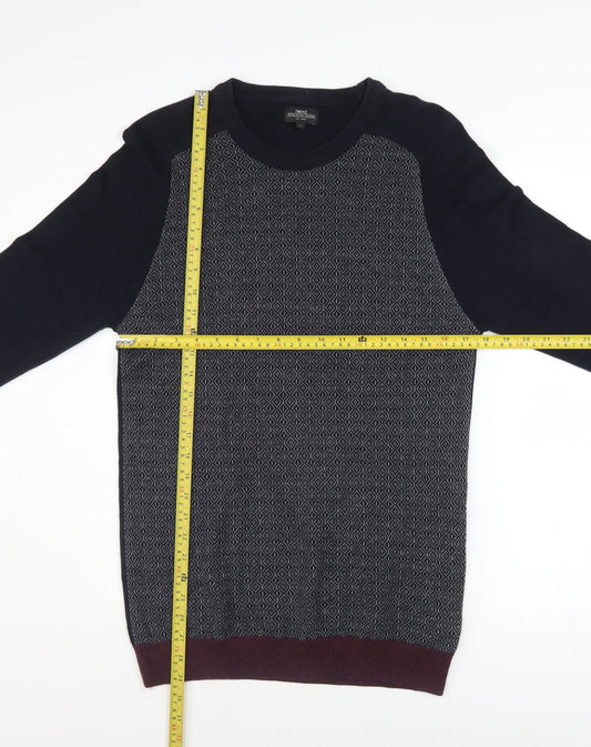 Mens UK Size M NEXT Blue Pullover Jumper