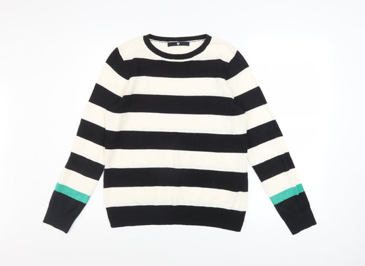 Womens UK Size 12 V by Very Black Pullover Jumper