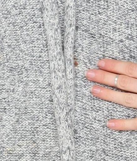 Womens UK Size 8 The White Company Grey Cardigan Jumper