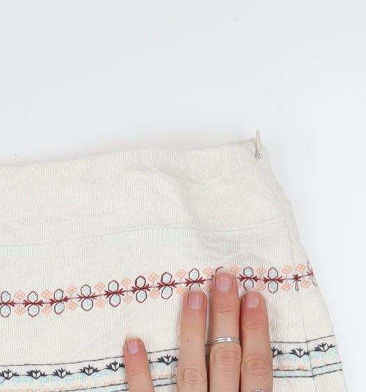 Womens UK Size 12 White Stuff A-Line Woven Skirt