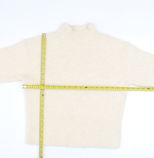 Womens UK Size M River Island Beige Pullover Jumper